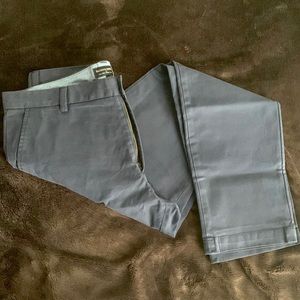 Banana Republic Fulton Stretch Chinos In Navy